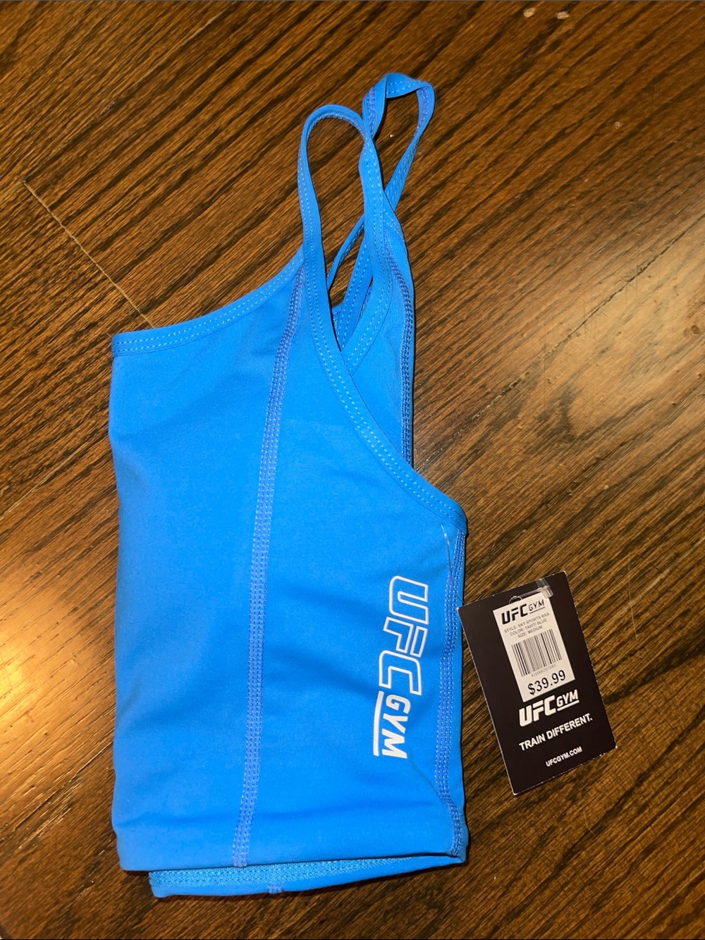 Women's Blue Crop Sports Tank